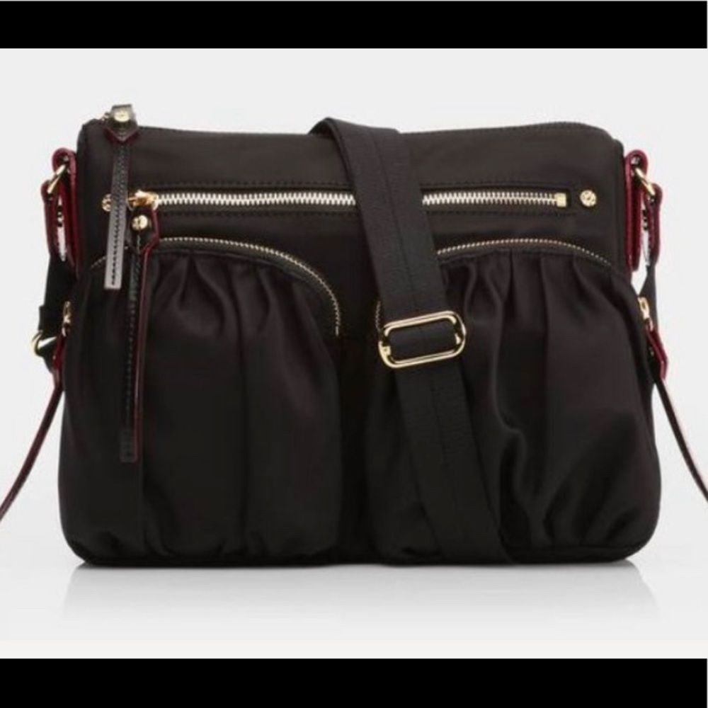 MZ WALLACE PAIGE BAG: Black with Gold Hardware NWT